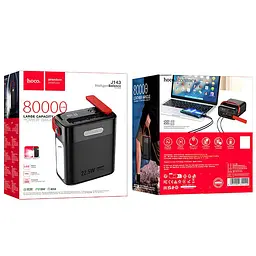 Портативний ЗП Power Bank Hoco J143 Title 22.5W+PD20W 80000 mAh Black - мініатюра 6