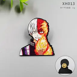 Значок Моя Геройська Академія Шото Тодорокі My Hero Academia Shouto Todoroki 3,5 см P MHA ST 01 - мініатюра 2