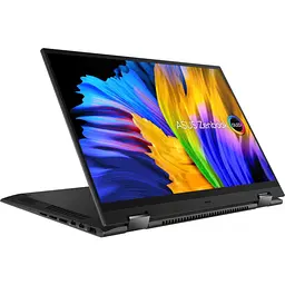 Ноутбук ASUS ZenBook 14 Flip (UN54010A-KN163W) R5-5600H, 16/512Gb, 90Hz, Win11 Oled Black - мініатюра 4