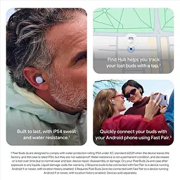 Навушники бездротові Google Pixel Buds 2a Berry - мініатюра 9