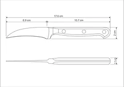 Ніж для очищення шкірки CENTURY, 76 мм TRAMONTINA kuh0015812 - мініатюра 6