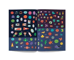 Книга Кристал Бук Меганаліпки Космос (F00028029) - мініатюра 6