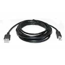 Кабель для принтера USB 2.0 AM/BM 2.0m Pro black REAL-EL (EL123500026) - мініатюра 2