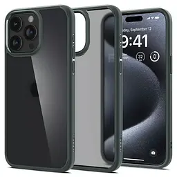 Протиударний чохол Spigen Ultra Hybrid для iPhone 15 Pro (6.1") Frost Green ACS06710 - мініатюра 6