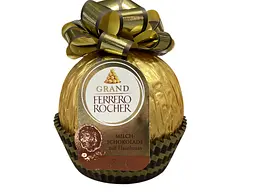Цукерка Ferrero Grand Rocher молочний шоколад з фундуком 125 г (8000500373798)