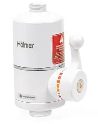 Водонагрівач проточний Holmer HHW-201, White, 3000W, механічне керування, IPX4, захист від включення без води, захист від перегріву - мініатюра 3
