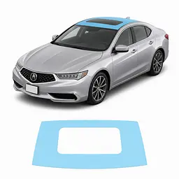 Антигравійна захисна бронеплівка за лекалами для Acura TLX I facelift 2018-2020 - зона даху