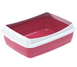 Туалет для котів Ferplast Litter Tray Nip Plus 10 бордовий 47x36x15.5 см 72041029PA