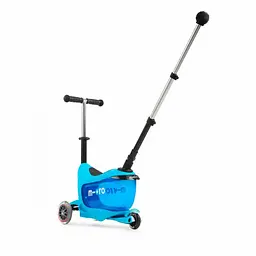 Самокат Micro Mini2go Deluxe Plus блакитний (MMD034) - мініатюра 5