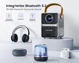 Проектор WiMiUS P61 HD Wi-Fi Bluetooth - мініатюра 3