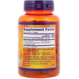 Трави Now Foods Трибулус, Tribulus, 1000 мг, 90 таблеток (NOW-02171) - мініатюра 2