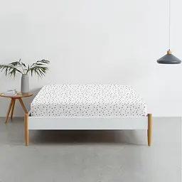 Набір простирадл на резинці Cosas BEIGE/GREY STARS 160х200х20 см (Set_Beige_StarGrey_160x200_2) - мініатюра 3