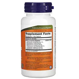 Пробіотики і пребіотики NOW 4X6 Acidophilus, 120 вегакапсул - мініатюра 2