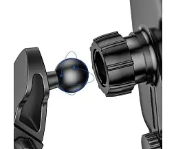 Автомобільний тримач холдер із БЗП Baseus Light Electric Holder WXHW03-01 Black - мініатюра 5