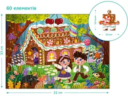 Пазл Гензель та Гретель, DoDo, 60 ел. - мініатюра 3