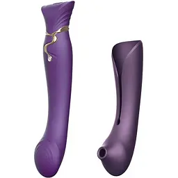 Смартвібратор 3в1 Zalo - Queen Twilight Purple