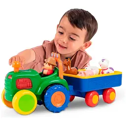 Іграшка на колесах Kiddieland Трактор фермера, укр. мова (024753) - мініатюра 10