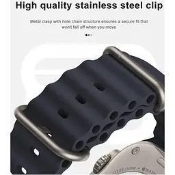 Ремінець Ocean Band для Apple Watch 42/44/45/46/49mm Charcoal Gray [114390] - мініатюра 8