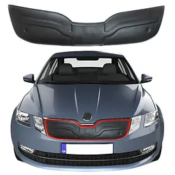 Зимова накладка на решітку радіатора Skoda Octavia A7 2017- Матова FLY
