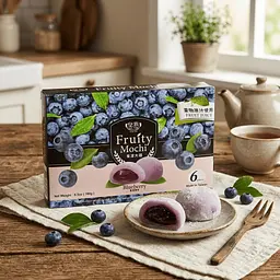 Моті Royal Family Fruity Mochi Blueberry 6шт 180г - мініатюра 3