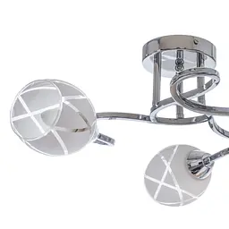 Люстра стельова Brille E27 60W CH (LK-643C/3) - мініатюра 2