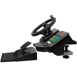 Ігрове кермо з педалями Logitech G Heavy Equipment Bundle Farm Sim Controller (945-000062) [79788] - мініатюра 3