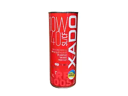 Масло моторне напівсинтетичне XADO 10W-40 1л Atomic Oil SL/CF червоний BOOST, ж/б