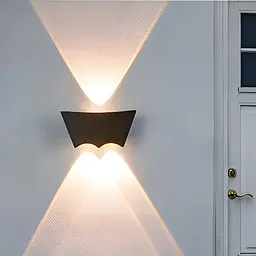 Світильник фасадний LED "BAT-6T" 6W настінний - мініатюра 2