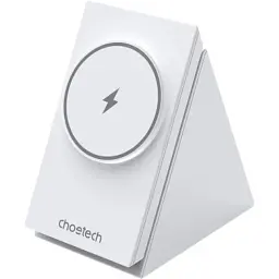Зарядний пристрій Choetech Wireless magnetic 3-in-1 15W white (T600-F)