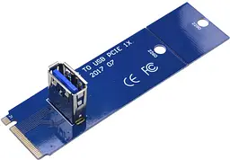 Райзер-адаптер Dynamode NGFF M.2 Male to USB 3.0 Female для PCI-E 1X