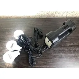 Ліхтар з сонячною батареєю та функцією power bank YJ-8018 8017S - мініатюра 4
