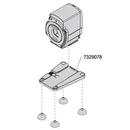 Монтажна пластина для Eheim compactON9000/12000/16000 (1033/1034/1035) (7329078) - мініатюра 3