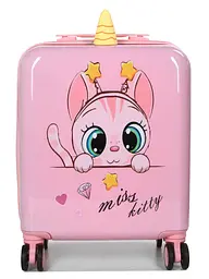 Валіза маленька дитяча Madisson Snowball 32018K Miss Kitty Рожевий - мініатюра 5