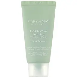 Маска для обличчя Mary&May Cica TeaTree Soothing Wash off Pack заспокійлива глиняна 30 г 