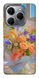 Чохол Demsky Яскравий букет для Tecno Spark 20 Pro