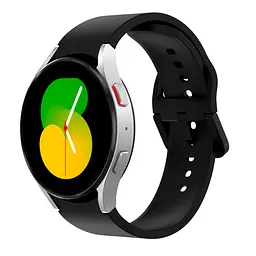 Ремінець для Samsung Galaxy Watch 6 40mm 6 44mm - чорний ширина кріплення 20мм силікон Watchbands Color Angle (W29-8WB83785565) - мініатюра 2