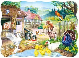Пазли Castorland Сільський двір, 30 елементів, 32x23 см