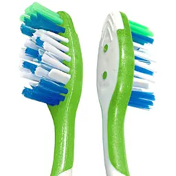 Зубна щітка Colgate Max White Medium With Polishing Star зелена - мініатюра 2