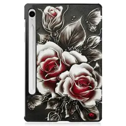 Чохол до планшета BeCover Smart Case Samsung Galaxy Tab S10 Lite SM-X400/406 10.9" Black Rose (715924) - мініатюра 3