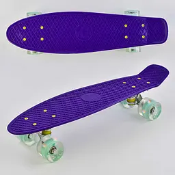 Скейт пенні борд Best Board, фіолетовий, 0660
