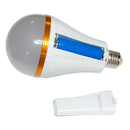 Лампа світлодіодна з акумулятором E27 New Emergency lamp 3x18650, смарт-лампочка — аварійна лампа - мініатюра 4