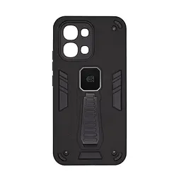 Чехол для OPPO A6 Pro 4G, Proover, черный, с подставкой и магнитом, противоударный, ударопрочный, бронированный, панель-накладка, защита всего корпуса, термополиуретан (TPU) + поликарбонат (PC), ArmorStandart (ARM89190)