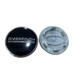 Ковпак колеса Range Rover OVERFINCH чорний+хром 62мм пластик 1шт OEM BJ321130AB (ковпачок)