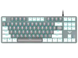Клавіатура Aula Wind F3287 Mechanical Grey/White KRGD Blue USB EN/UA (6948391240954) - мініатюра 1
