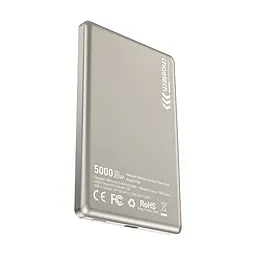 Повербанк 5000mAh Choetech B738 White QC3.0 PD3.0 бездротова магнітна зарядка (43-00160) - мініатюра 4