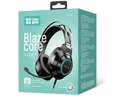 Навушники з мікрофоном ColorWay BlazeCore RGB Black (CW-HPG03BK) - мініатюра 8