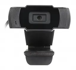 Web камера Maxxter WC-HD-FF-01 Black, 1.3 Mpx, 1280x720, Fixed-Focus, USB 2.0, вбудований мікрофон, (WC-HD-FF-01) - мініатюра 2