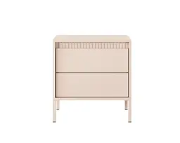 Тумба приліжкова Perfect Home Сенсо / Senso 2S/53 з 2 шухлядами Беж (PFH-092035) - мініатюра 4