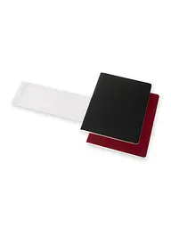 Записник Moleskine Cahier (2 шт) Subject великий, Чорний, Бордо (CH4STNB02) - мініатюра 2