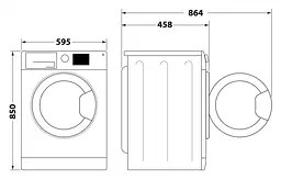Пральна машина Whirlpool WRBSS 6239 W UA - мініатюра 2